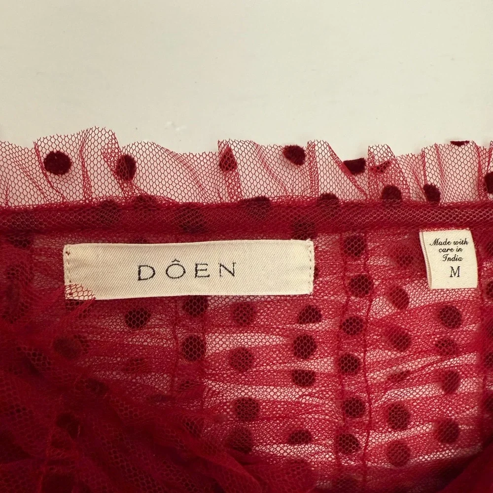 Doen Red Maxi Dress - Picture 3 of 6